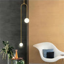 GobekUsa Black & Gold Minimalist Iron Chandelier - Modern Nordic Design Lighting