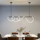 GobekUsa Gold Minimalist LED Pendant Lights for Kitchen Dining Room