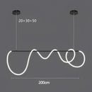 GobekUsa Gold Minimalist LED Pendant Lights for Kitchen Dining Room