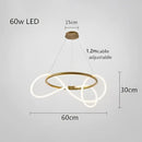 GobekUsa Gold Minimalist LED Pendant Lights for Kitchen Dining Room