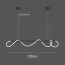 GobekUsa Gold Minimalist LED Pendant Lights for Kitchen Dining Room