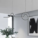 GobekUsa Modern Metal Island Ceiling Light Fixture - Contemporary Design with LED Lighting for Dining Room