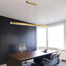 GobekUsa Minimalist Rectangular LED Suspension Lamp - Metal Island Light Fixture