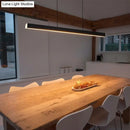 GobekUsa Minimalist Rectangular LED Suspension Lamp - Metal Island Light Fixture
