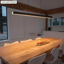 GobekUsa Minimalist Rectangular LED Suspension Lamp - Metal Island Light Fixture