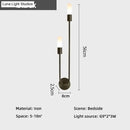 GobekUsa Meral - Modern Minimalist Bedside LED Wall Lamp