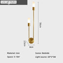 GobekUsa Meral - Modern Minimalist Bedside LED Wall Lamp