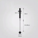 GobekUsa Dimmable LED Wall Lamp for Living Room Art Wall Light - Modern Nordic Design