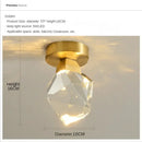 GobekUsa Gold Minimalist LED Wall Lamp for Living, Bedroom, Kitchen, and Restaurant Lighting