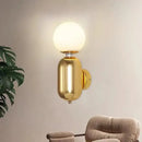 GobekUsa Gold Mirror Ball Wall Lamp - Modern Minimalist LED Sconce