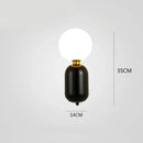 GobekUsa Gold Mirror Ball Wall Lamp - Modern Minimalist LED Sconce