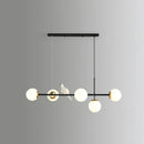GobekUsa Modo Island Glass 5-Light Pendant Light for Restaurants