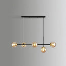 GobekUsa Modo Island Glass 5-Light Pendant Light for Restaurants