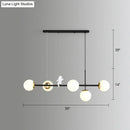 GobekUsa Modo Island Glass 5-Light Pendant Light for Restaurants
