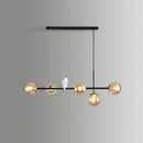 GobekUsa Modo Island Glass 5-Light Pendant Light for Restaurants