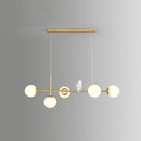 GobekUsa Modo Island Glass 5-Light Pendant Light for Restaurants