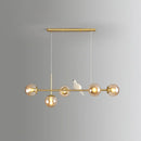 GobekUsa Modo Island Glass 5-Light Pendant Light for Restaurants