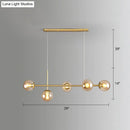 GobekUsa Modo Island Glass 5-Light Pendant Light for Restaurants