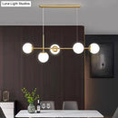 GobekUsa Modo Island Glass 5-Light Pendant Light for Restaurants