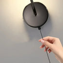 GobekUsa Carbon Steel LED Wall Lamp Reading Bedside Cafe Luxury Stone Nordic Modern Mirror Light