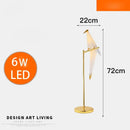 GobekUsa Gold Origami Bird Floor Lamp: Modern Home Decor and Reading Light