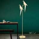 GobekUsa Gold Origami Bird Floor Lamp: Modern Home Decor and Reading Light