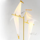 GobekUsa Gold Origami Bird Floor Lamp: Modern Home Decor and Reading Light