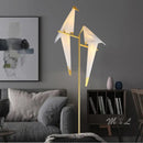 GobekUsa Gold Origami Bird Floor Lamp: Modern Home Decor and Reading Light