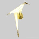 GobekUsa Little Bird LED Wall Lamp: Modern Nordic Style Bedroom Living Room Sconce