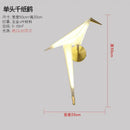 GobekUsa Little Bird LED Wall Lamp: Modern Nordic Style Bedroom Living Room Sconce