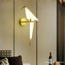GobekUsa Little Bird LED Wall Lamp: Modern Nordic Style Bedroom Living Room Sconce