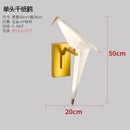GobekUsa Little Bird LED Wall Lamp: Modern Nordic Style Bedroom Living Room Sconce