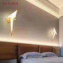 GobekUsa Little Bird LED Wall Lamp: Modern Light Luxury Fixture for Bedroom, Living Room.