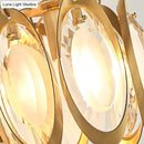 GobekUsa Contemporary Oval Wall Light with Clear Crystal Deco - Metallic 1-Light Fixture for Living Room