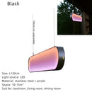 GobekUsa LED Sunset Chandelier: Remote Control Color Atmosphere Lighting Fixtures