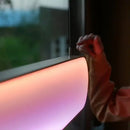 GobekUsa LED Sunset Chandelier: Remote Control Color Atmosphere Lighting Fixtures
