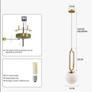 GobekUsa Glass Ball Pendant Lights Dining Decor Chandeliers Kitchen Hanging Lamp Fixture