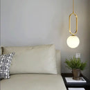 GobekUsa Glass Ball Pendant Lights Dining Decor Chandeliers Kitchen Hanging Lamp Fixture
