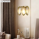 GobekUsa Contemporary Gold Oval Sconce with Cut Crystal Detail - Perfect Wall Fixture for Living Room Lighting