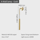 GobekUsa Copper Bedroom Chandelier & Modern Bar Spot Light Wall Sconce Set