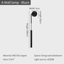 GobekUsa Copper Bedroom Chandelier & Modern Bar Spot Light Wall Sconce Set