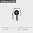 GobekUsa Copper Bedroom Chandelier & Modern Bar Spot Light Wall Sconce Set