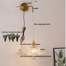 GobekUsa LED Wall Lights Bar Bedroom Study Clear Glass Bedside Lamp Modern Stair Light Fixtures