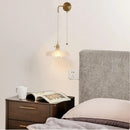 GobekUsa LED Wall Lights Bar Bedroom Study Clear Glass Bedside Lamp Modern Stair Light Fixtures