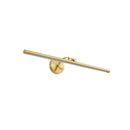 GobekUsa Golden Pipe Vanity Light - Modern Stylish LED Wall Sconce for Bathroom - 16"/21.5" Width