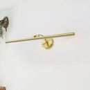 GobekUsa Golden Pipe Vanity Light - Modern Stylish LED Wall Sconce for Bathroom - 16"/21.5" Width