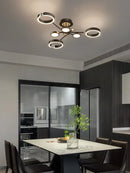 GobekUsa Gold Plated Chandelier with Remote Control, Crystals Decoration for Living Room