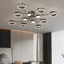 GobekUsa Gold Plated Chandelier with Remote Control, Crystals Decoration for Living Room