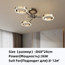 GobekUsa Gold Plated Chandelier with Remote Control, Crystals Decoration for Living Room