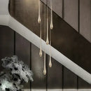 GobekUsa Gold-Plated Modern Chandeliers for Living Room, Staircase, Restaurant, Kitchen